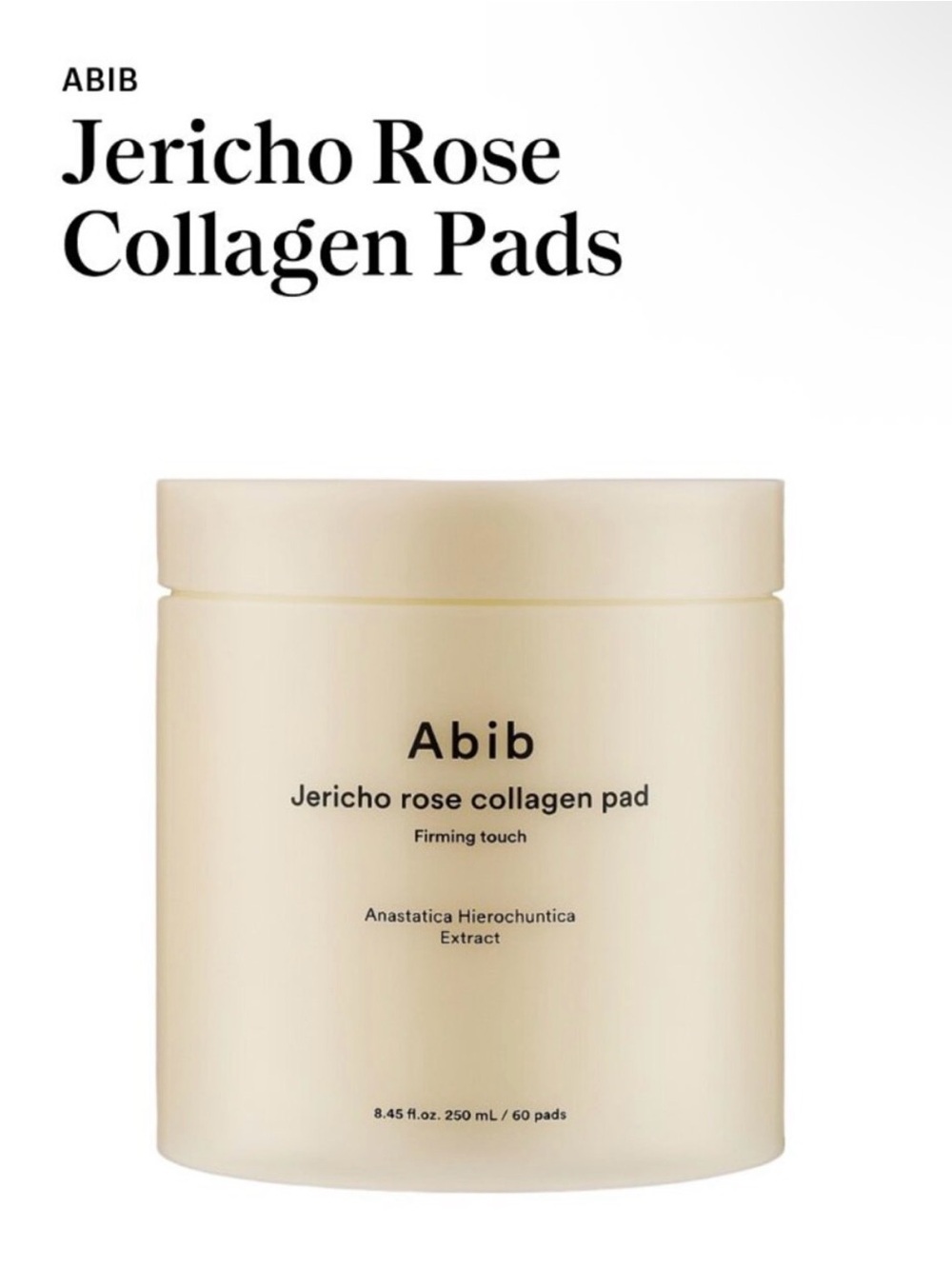 Abib Jericho Rose Collagen Pads
